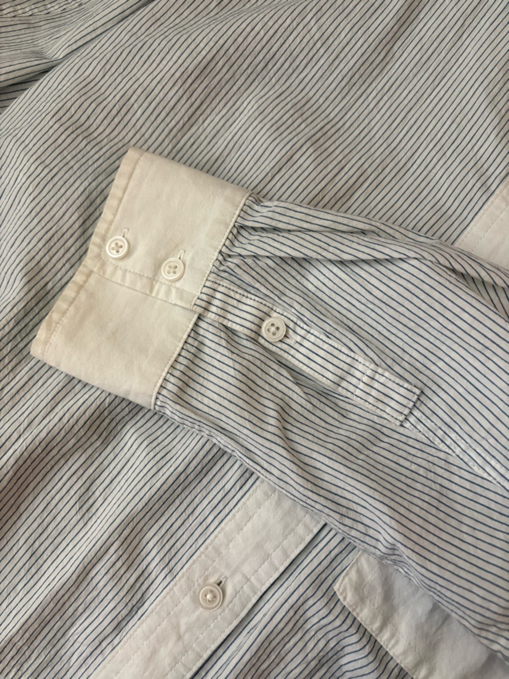 Madewell - Women’s Utility Cropped Shirt (Size L) - Picture 4 of 11